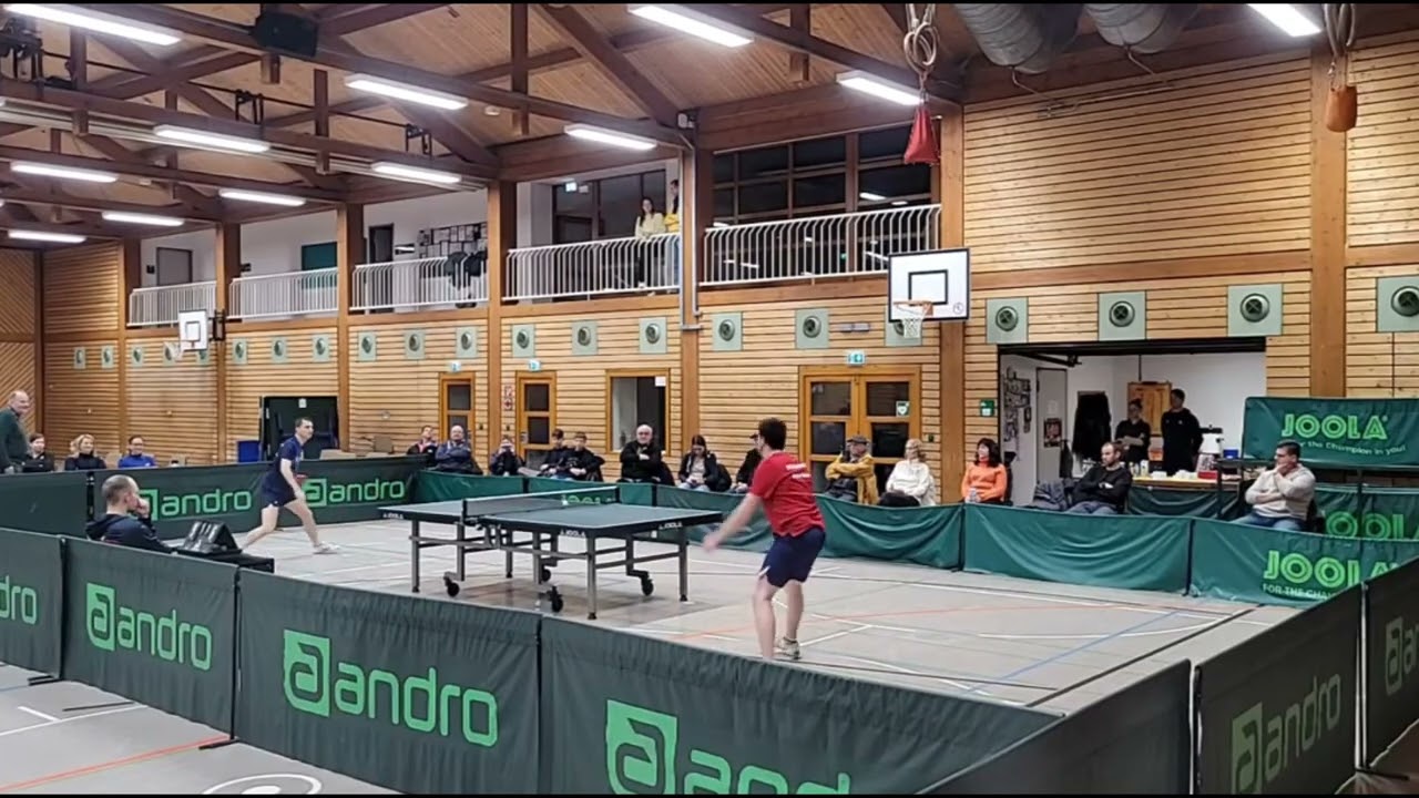 Spannung pur, mit unglücklichem Ende | Y. Besier vs. M. Dohmen | Oberliga Südwest Tischtennis