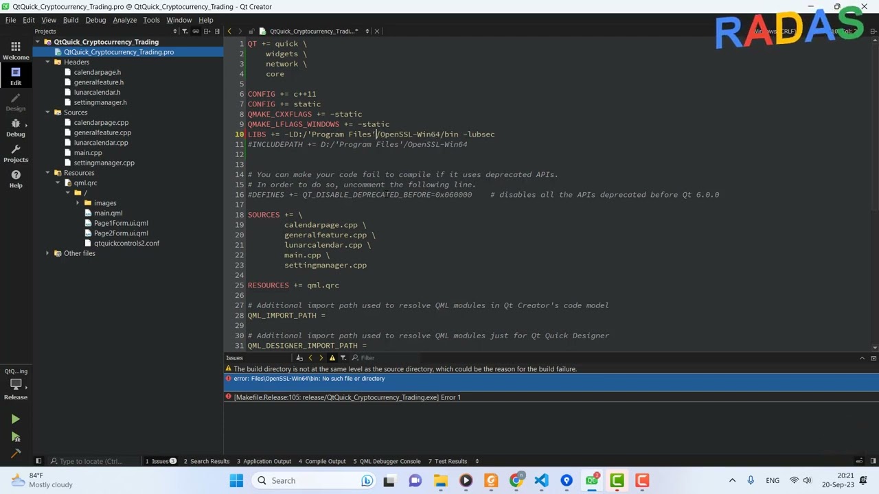 How To Include Path With Space In .pro File Qt Creator