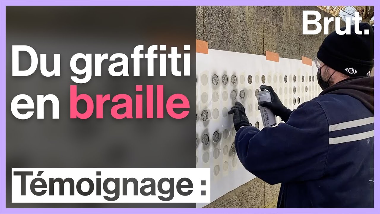 Du graffiti en braille