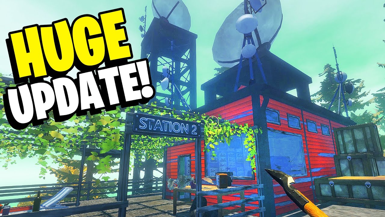 Secrets On The NEW MASSIVE Island in Raft Update: The First Chapter
