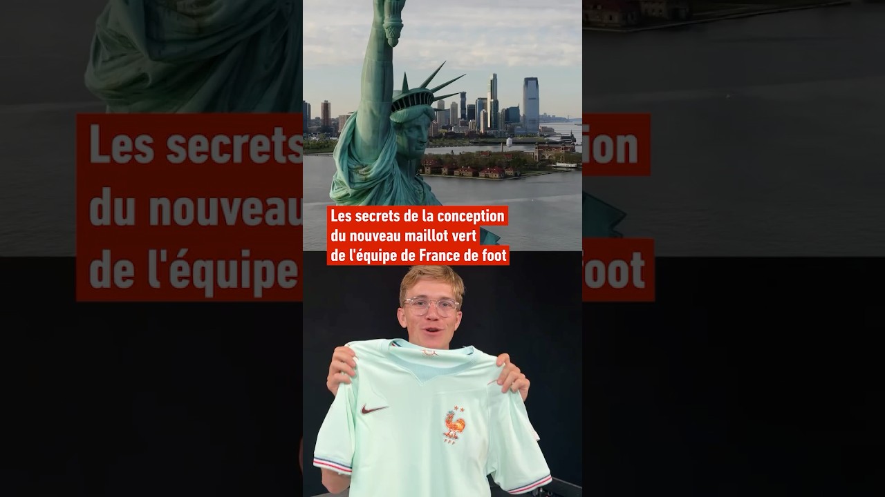 🇫🇷🍏 Les coulisses de la conception du nouveau maillot vert de l&rsquo;&eacute;quipe de France de foot !