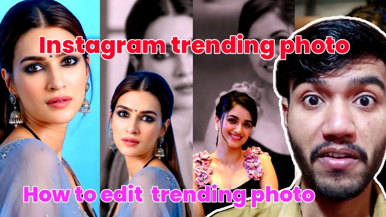 Inshot photo edtitng ll Instagram trending photo editing ll Trending photo editing