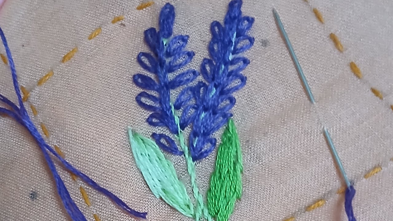 Beautiful flower 🌼 🌸 embroidery 