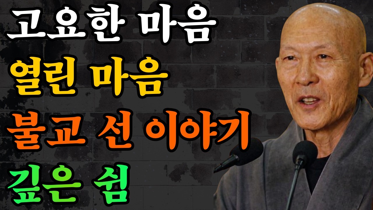 고요한 마음, 열린 마음 ― 깊은 쉼을 위한 불교 선 이야기