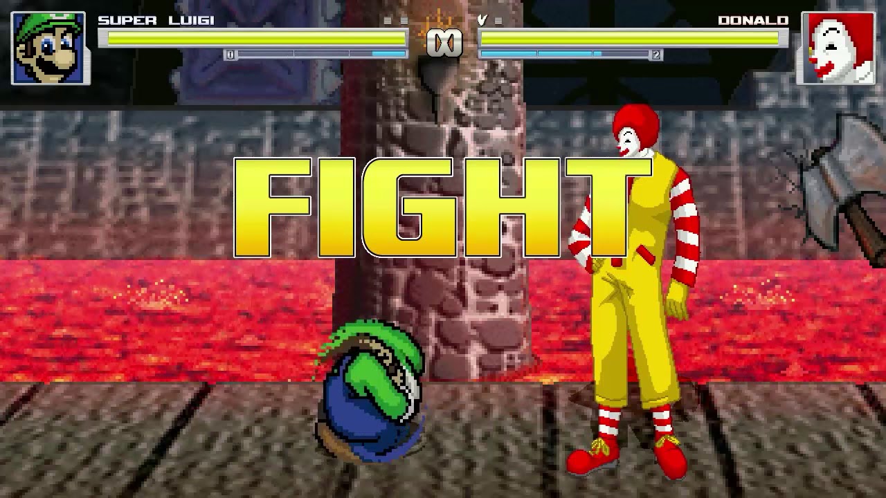 AN Mugen Request #1126: Super Luigi VS Donald