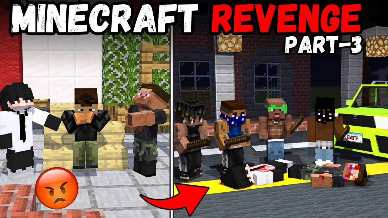HUM PAR HUA ATTACK!😱 (Part-3) Minecraft Revenge Story in Hindi