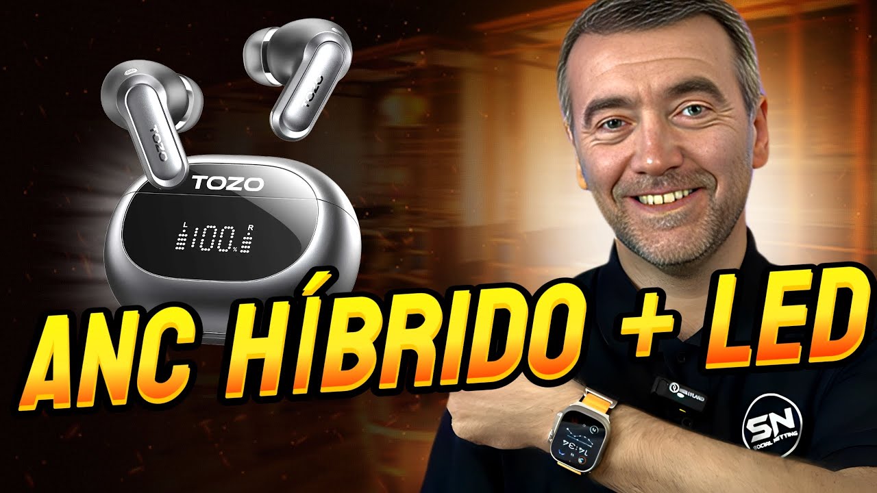 TOZO NC20 🔥 Auriculares com ANC Híbrido e Caixa com Ecrã LED! Valem a Pena?
