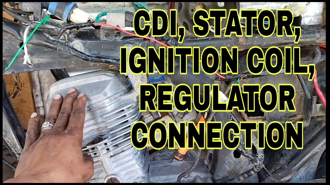 PANO ANG CONNECTION NG STATOR SA CDI, IGNITION COIL AT REGULATOR NG TMX155