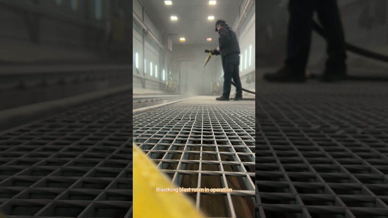 BlastKing Blast Room for Passenger Train Cars &ndash; Large-Scale Surface Preparation Solution 🚄💥
