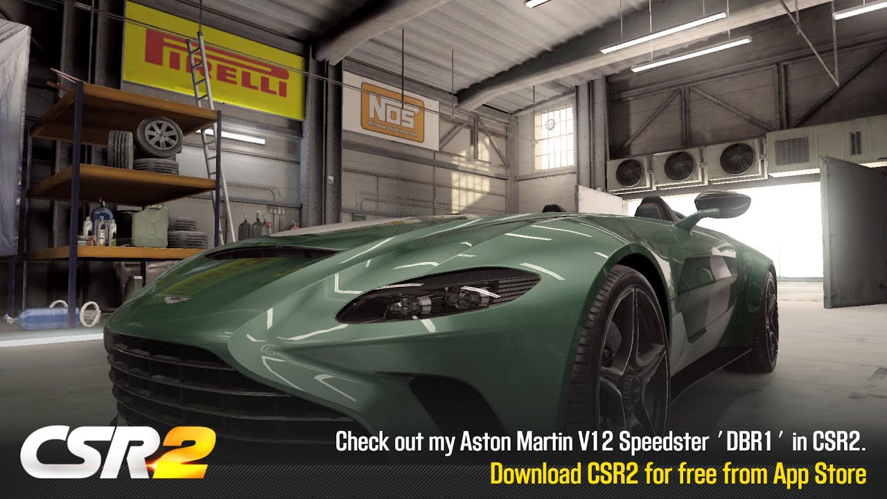 【CSR2】V12 Speedster 'DBR1', shift & tune for 7.17x