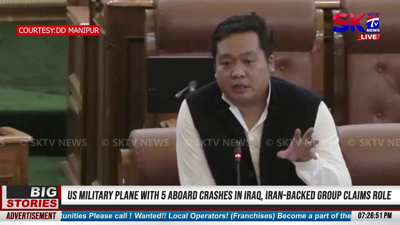 MLA SURJAKUMAR URGES 10-MONTH TAX EXEMPTION FOR VIOLENCE-HIT MANIPUR