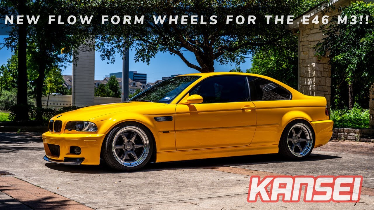 E46 M3 Get's a New set of Kansei Wheels!!