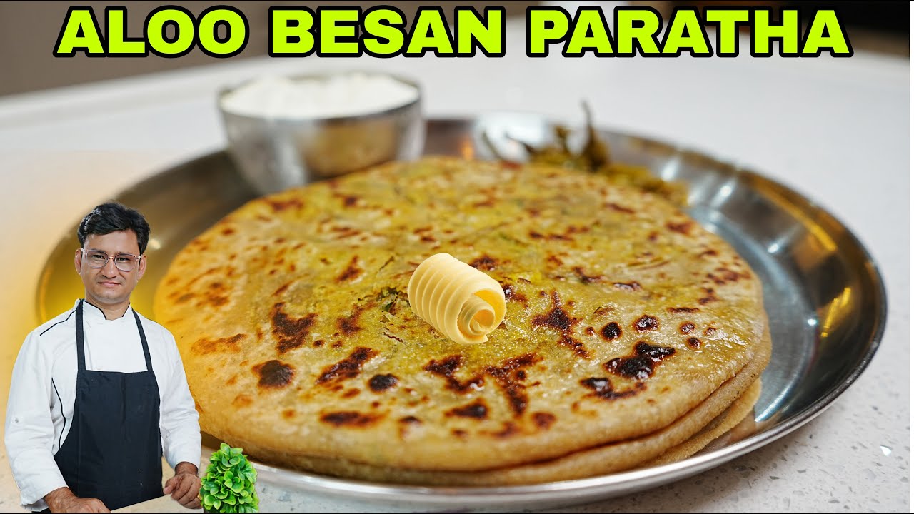 राजस्थान का फेमस प्याज बेसन का पराठा बनाने का एक यूनिक तरीका | Onion Besan Paratha