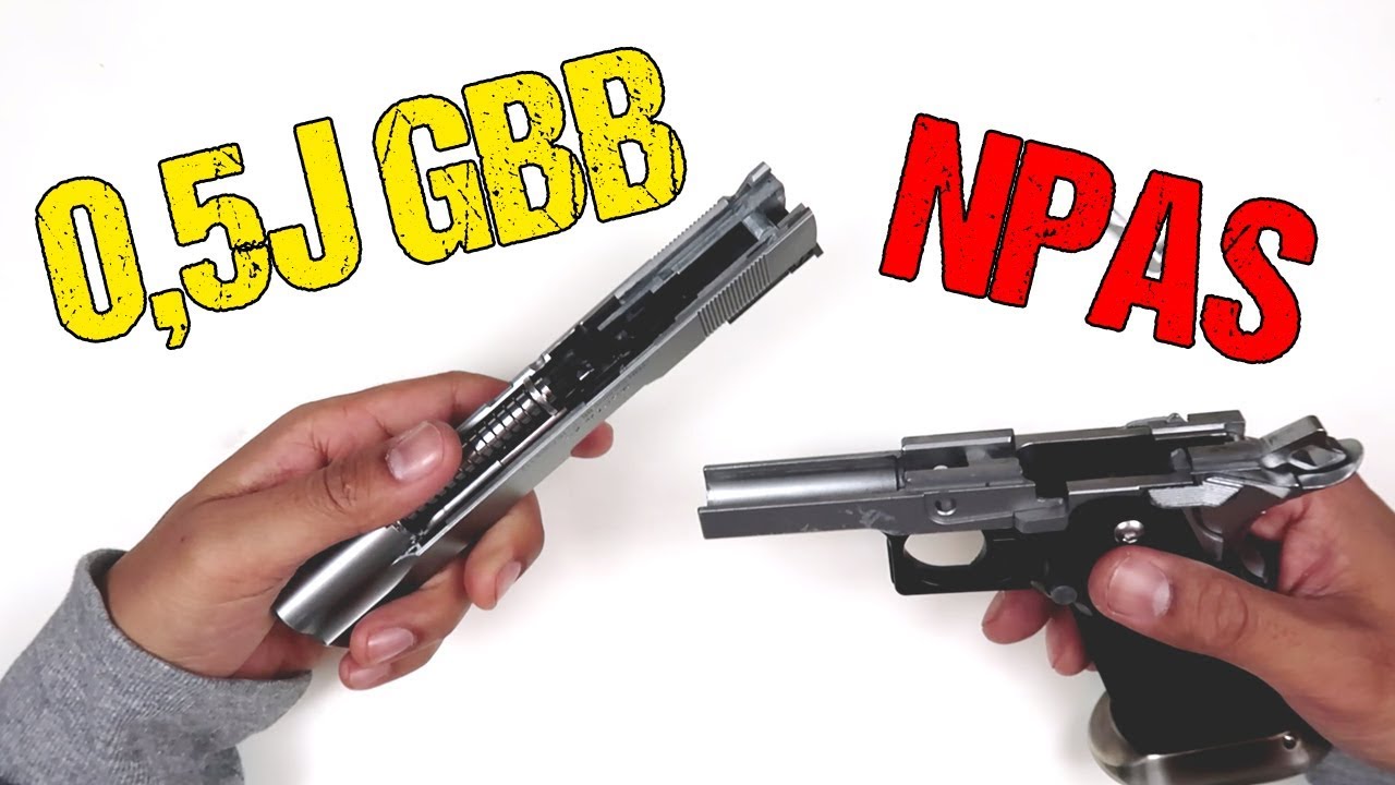 Airsoft GBB mit NPAS auf 0,5j drosseln