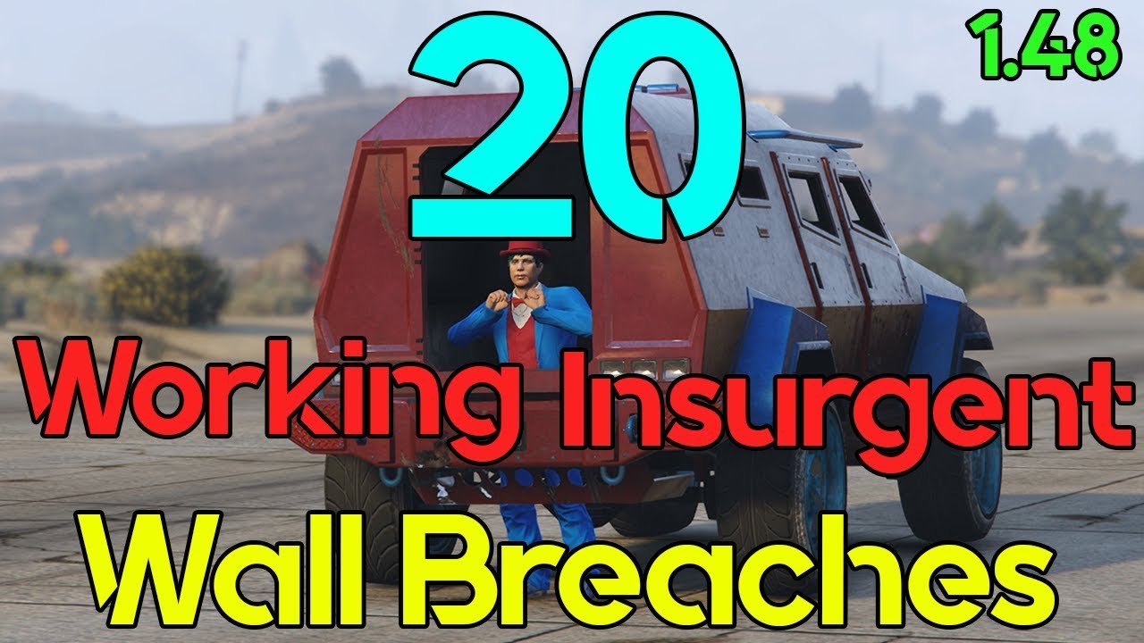 20 Working Insurgent Wall Breaches In GTA Online - 1.48