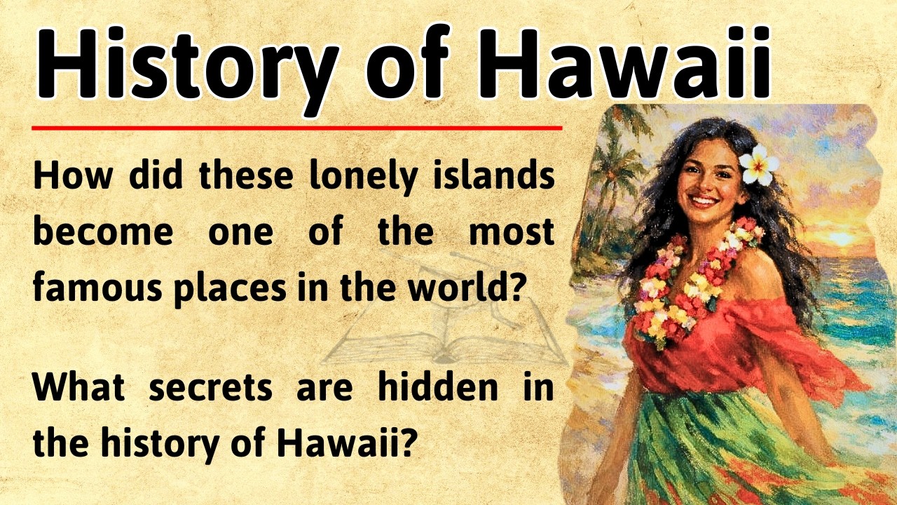 History of Hawaii 🏝️ || Learn English Through Story Level 3 📖 || Graded Reader 🎧📚