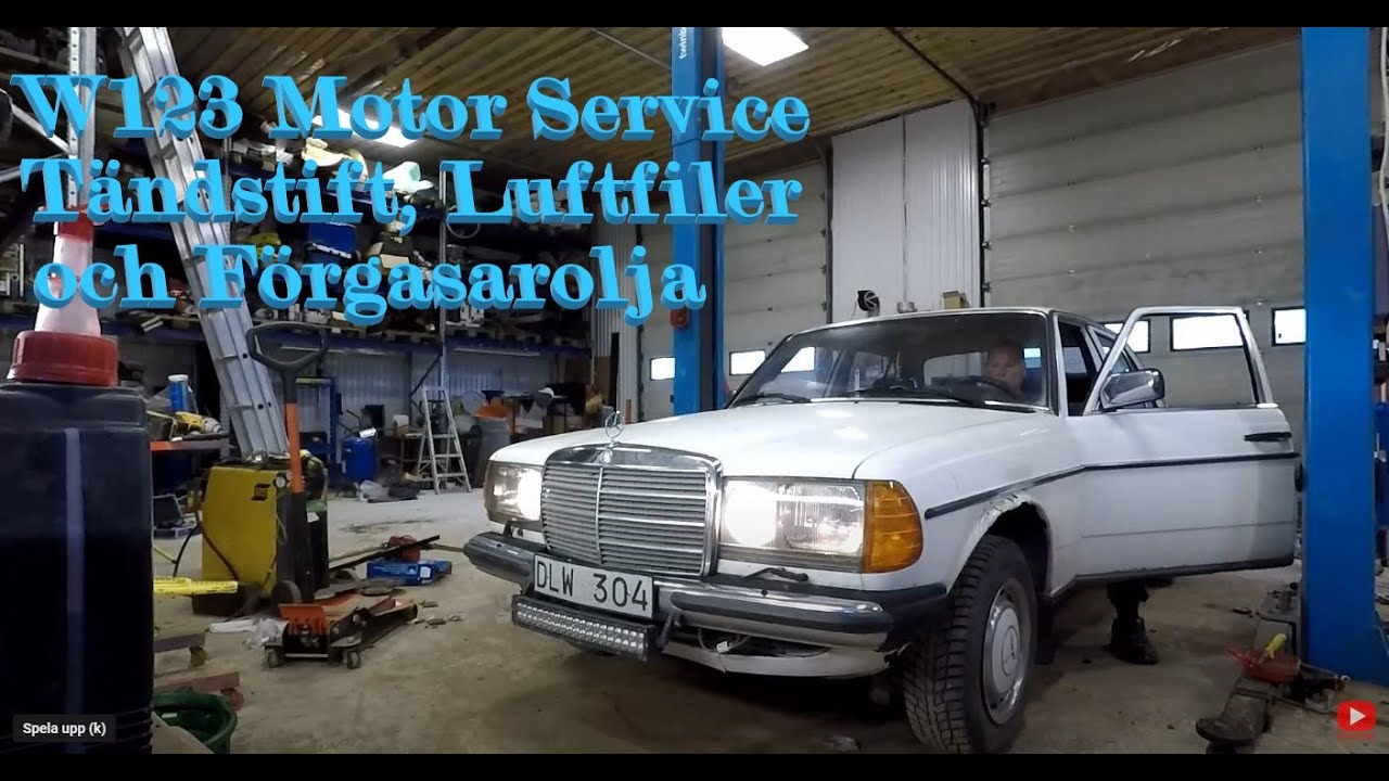 W123 1985 2.0 Bensin Motor service