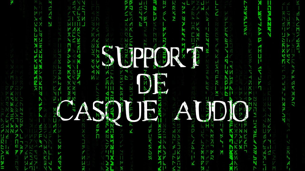 Création d'un Support Casque Audio 3D DIY
