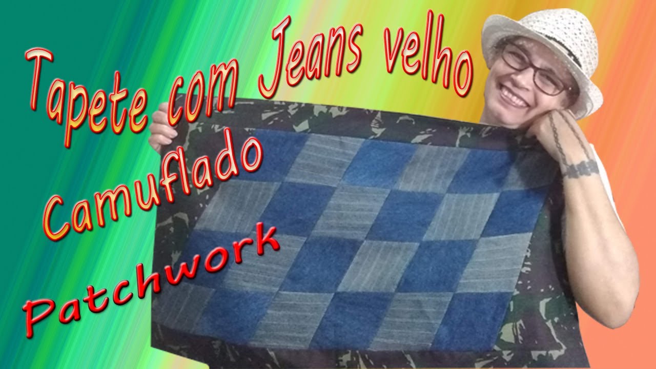 Como usar Jeans velho para fazer tapete