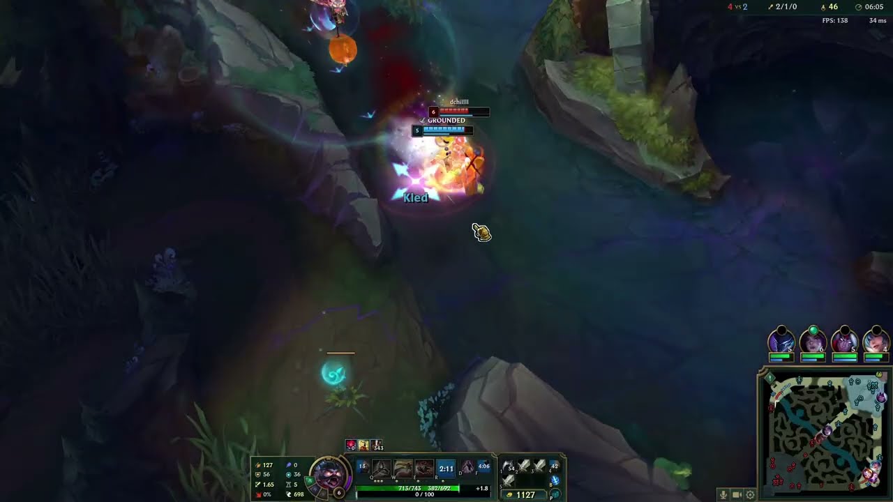 Kled vs. Singed - Return to optimal Kled build.