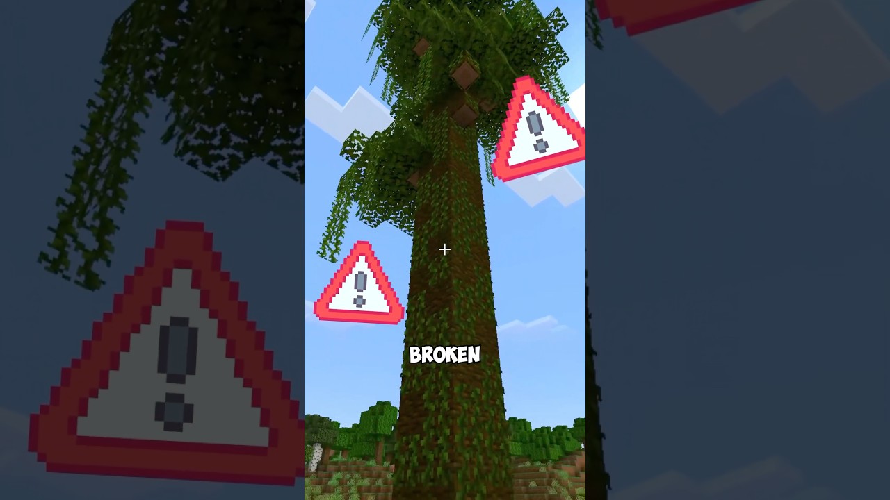 Jungle Trees Are Completely Broken #minecraft