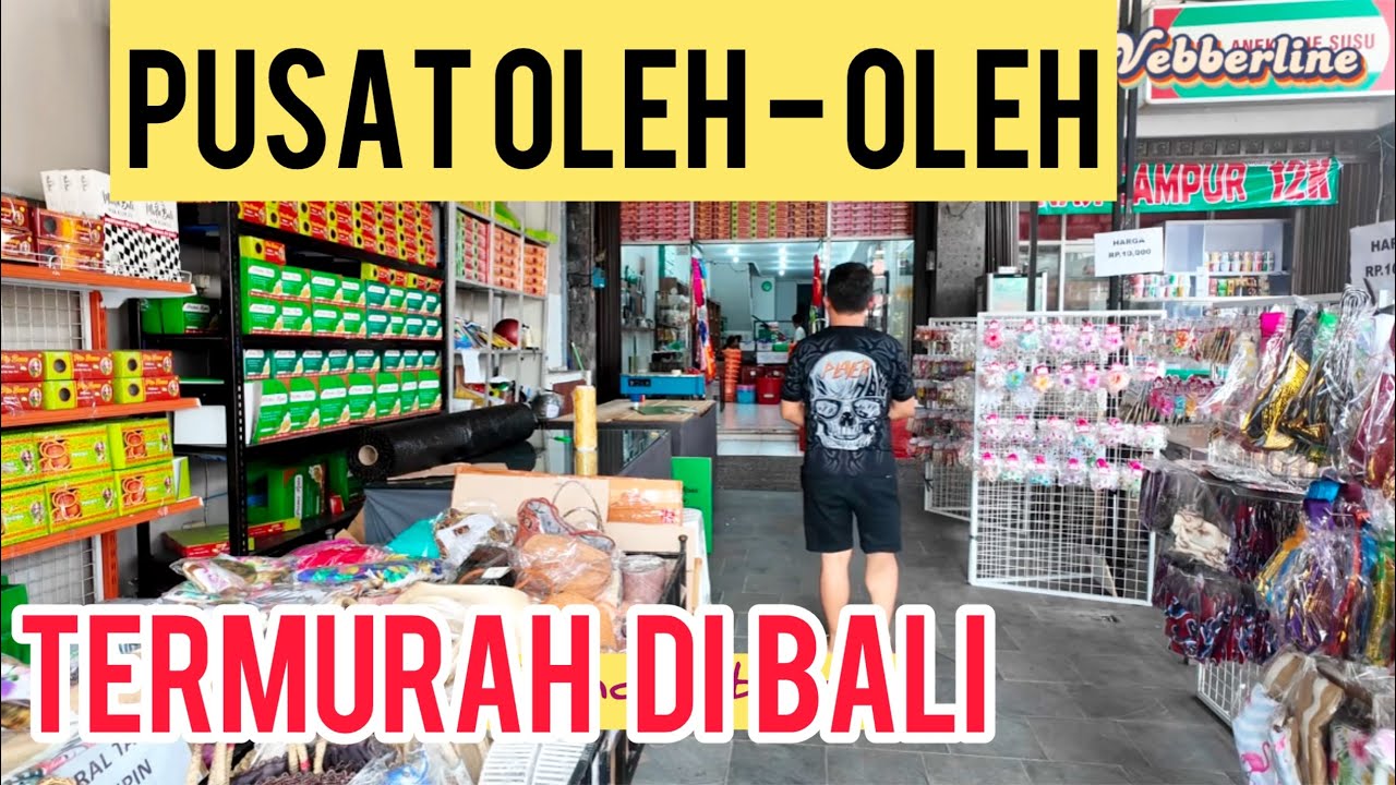 BALI 📍PUSAT OLEH - OLEH TERMURAH DI BALI || PIE SUSU SERIBUAN DOANG || Vlog - 10