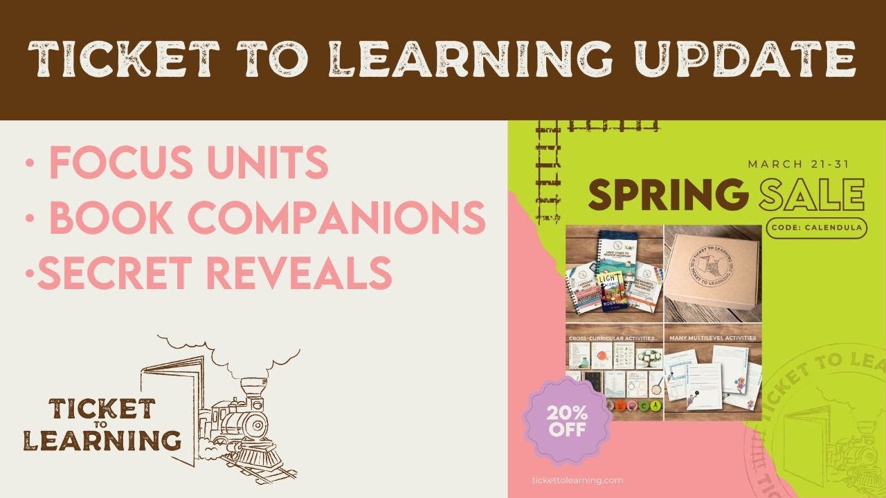 Ticket to Learning Spring 2025 Update | New Releases and More!
