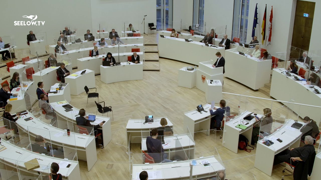 Sondersitzung des Landtages Brandenburg 4. März 2021