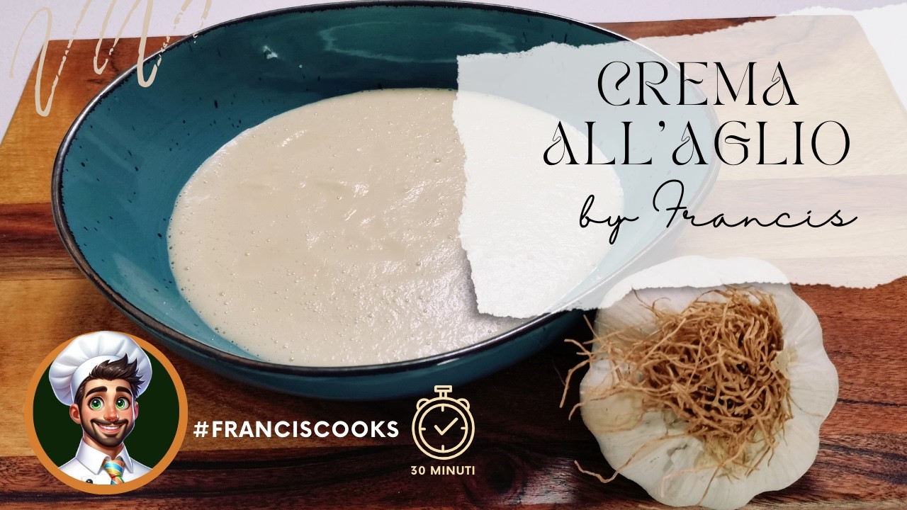 🍽 Crema all’aglio: cremosa, saporita e versatile | Ricetta facile