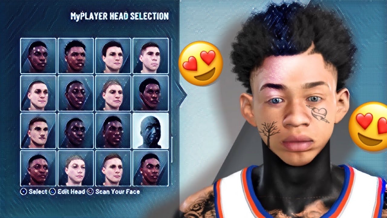 BEST DRIPPY FACE CREATION 😍 TUTORIAL in NBA 2K21! LOOK LIKE A DEMI GOD 😍
