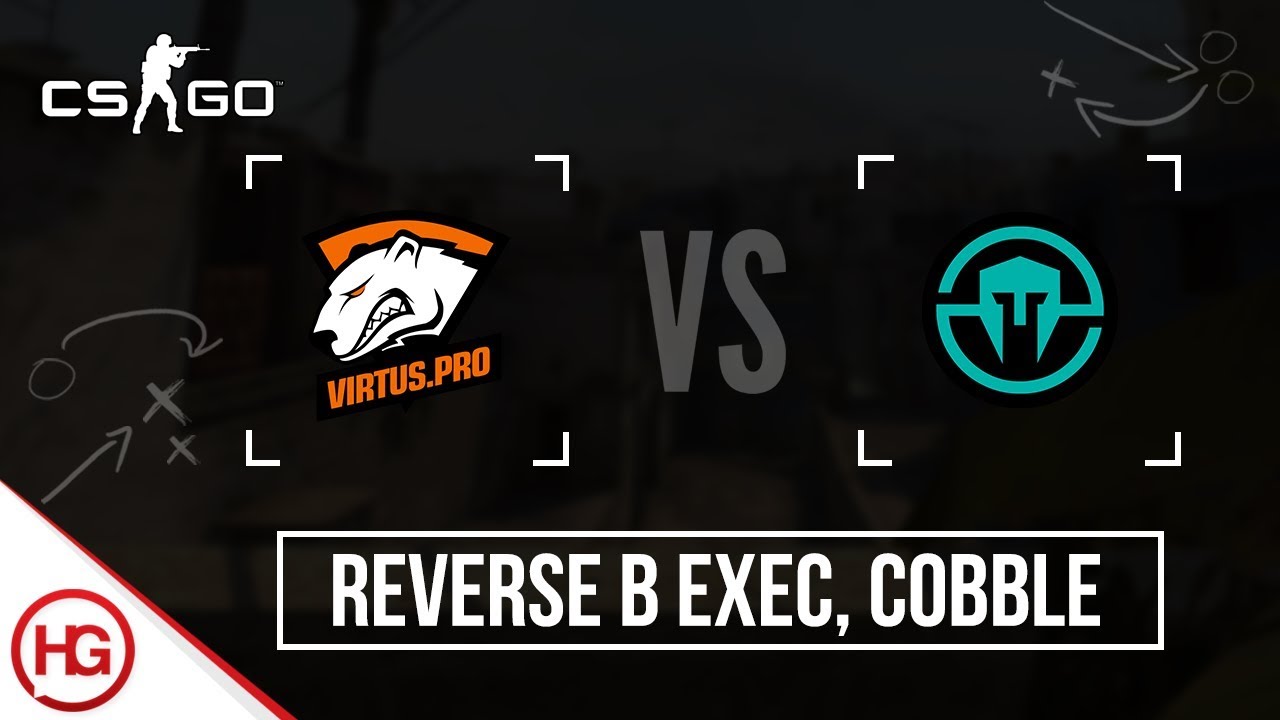 Virtus Pro vs Immortals - Cobblestone, Reverse B Execute (CS:GO Strategy Breakdown #26)
