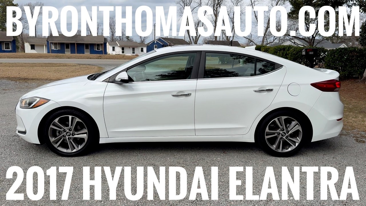 Hyundai Elantra LIMITED 2017 года выпуска, пробег 97 000 миль - ByronThomasAuto.com - Скотланд-Не...