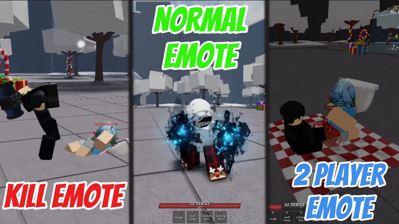 All New 100+ Tsb Emotes Showcase │The Strongest Battlegrounds