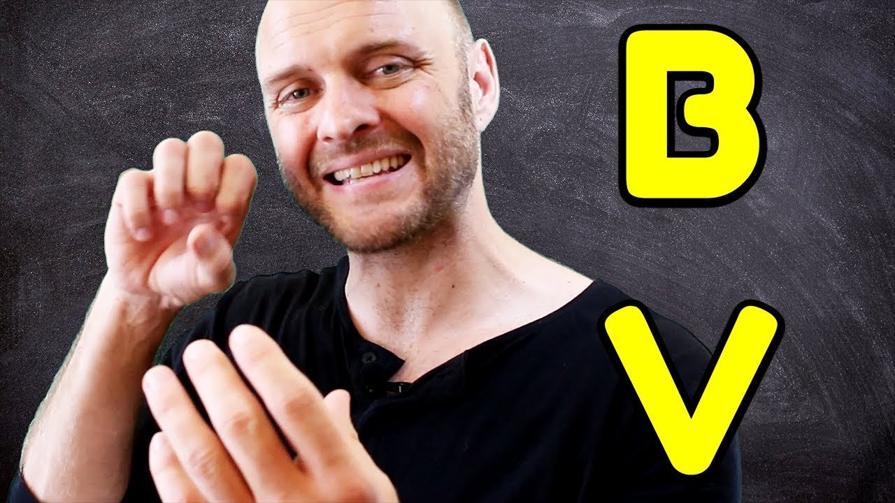 Pronunciación en Inglés B y V