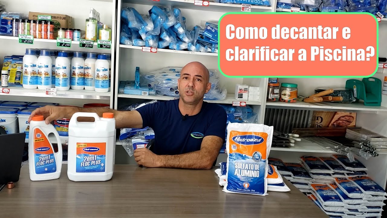 Como decantar a sujeira e clarificar a piscina