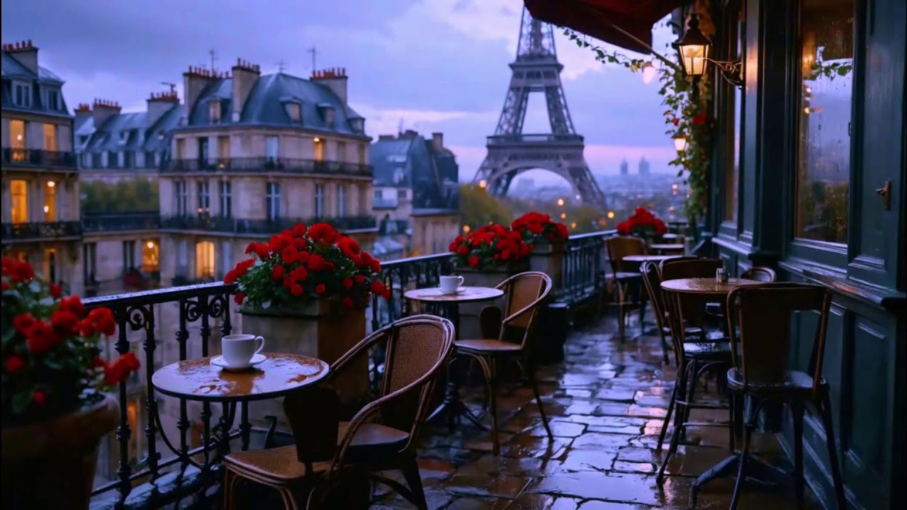 Rain Jazz Cafe Smooth Study ｜ Deep Relaxation 🌧️☕🎷📚💫