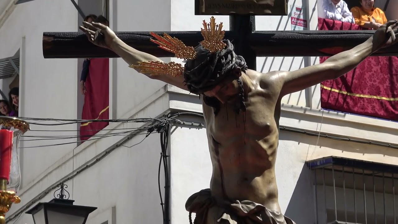 Cristo de la Salud de San Bernardo por calle Gallinato esquina San Bernardo/ Semana Santa 2023
