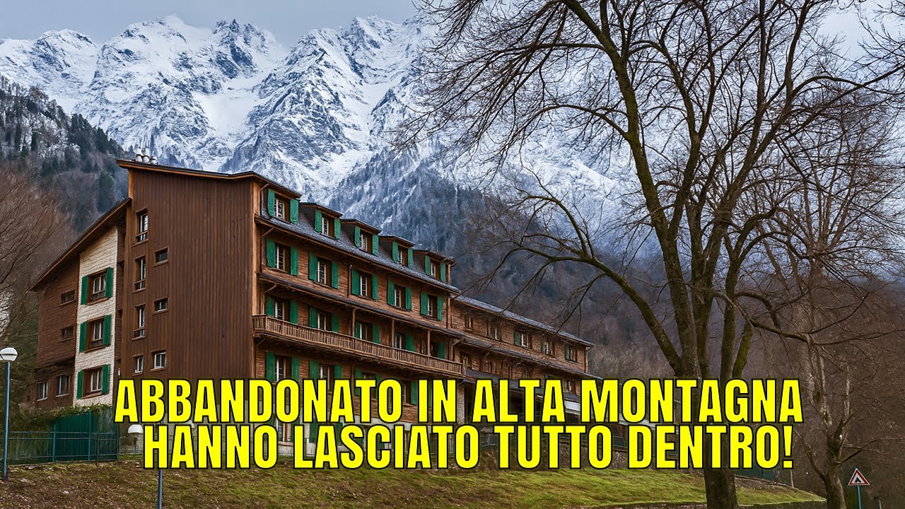 INCREDIBILE STRUTTURA ALBERGHIERA ABBANDONATA E PIENA DI TUTTO!
