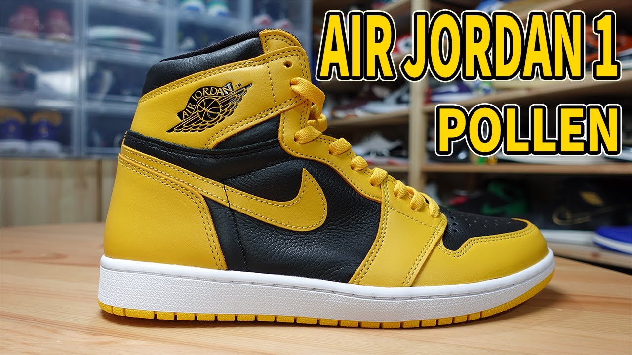 【スニーカーレビュー】AIR JORDAN 1 POLLENを開封します。やっとSNKRSで購入出来ました