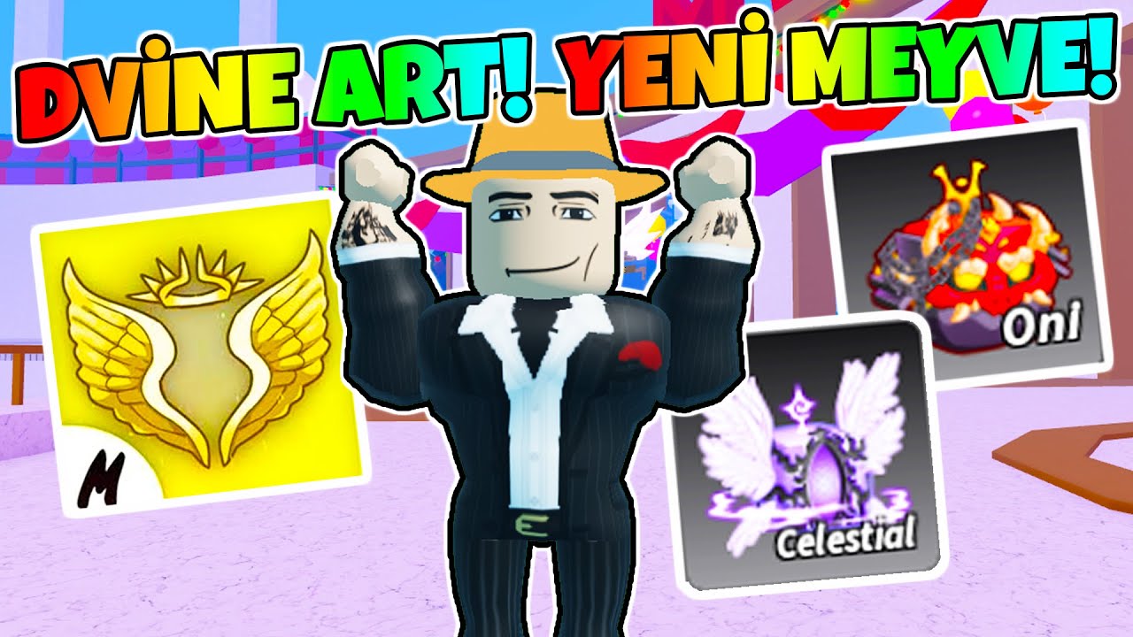 YENİ 2 MEYVE VE DİVİNE ART GELİYOR! 😱 | Blox Fruits Türkçe