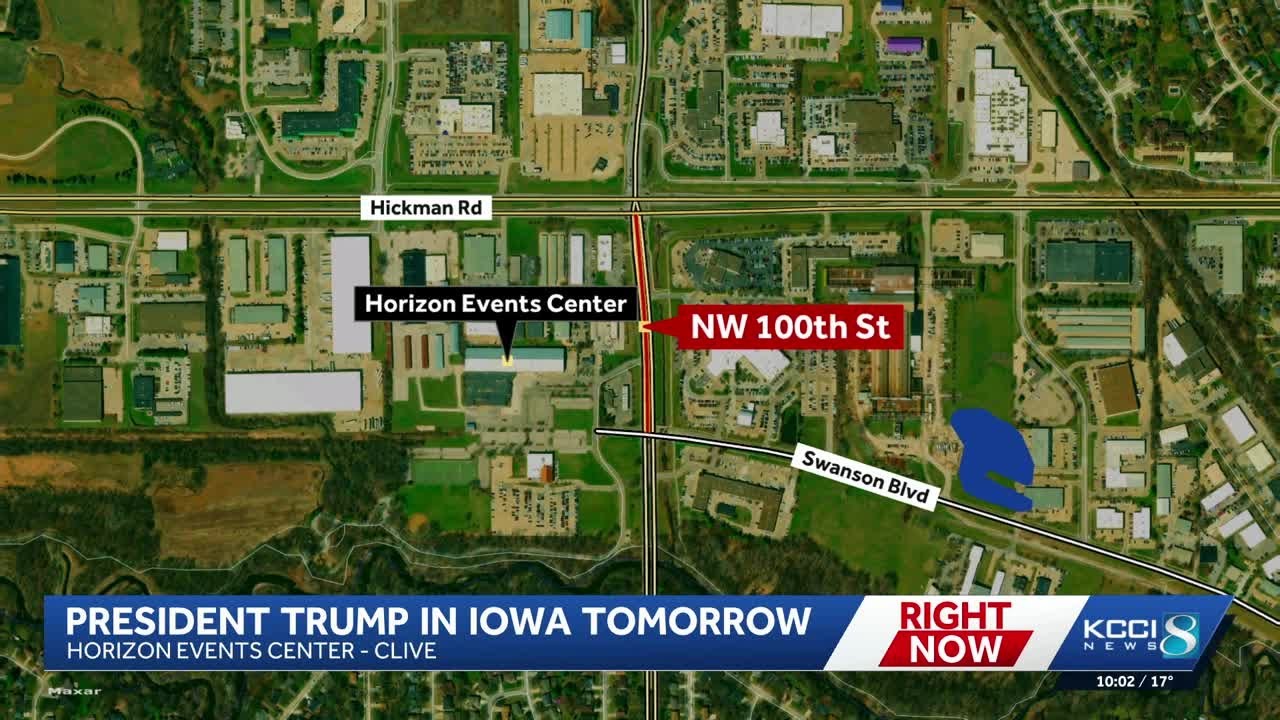 Clive police stress safety, respect ahead of Trump visit and planned protests