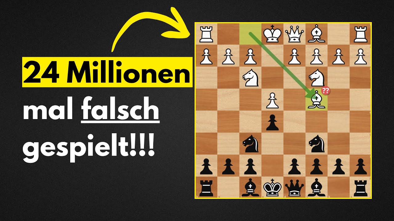 Das ist der HÄUFIGSTE Eröffnungsfehler im Schach!