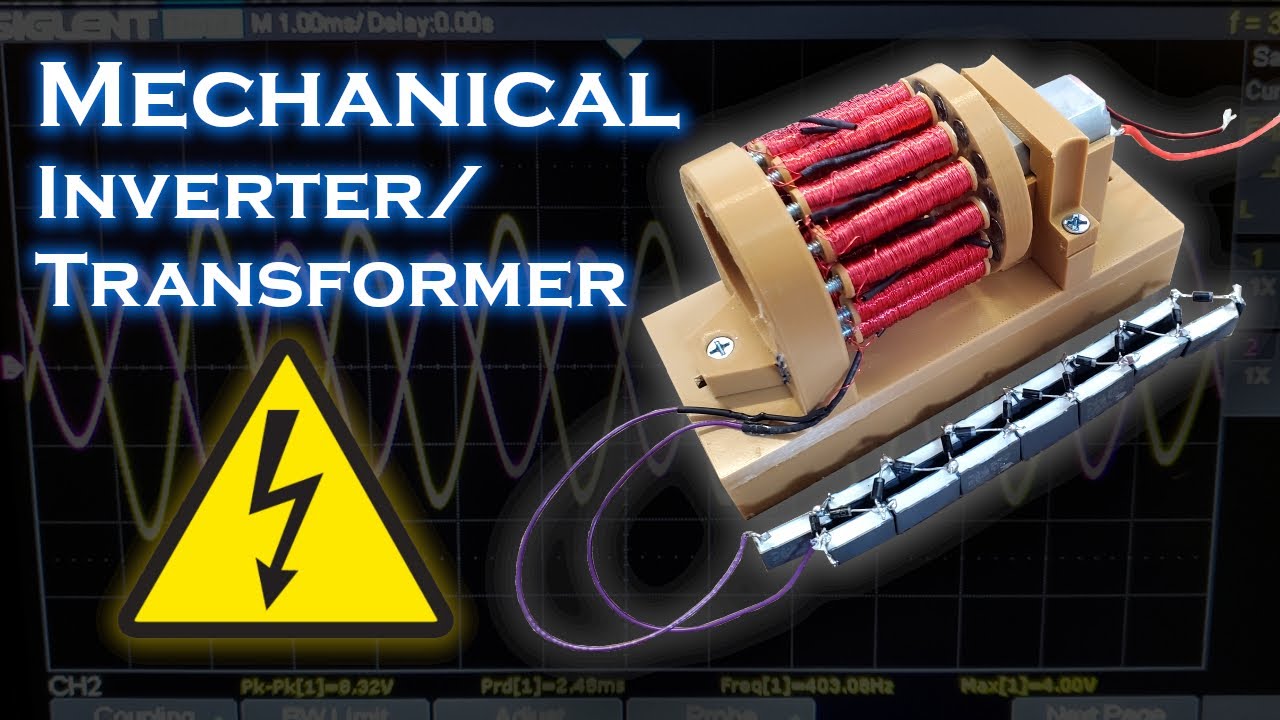 Mechanical inverter/transformer - 3V to 700V