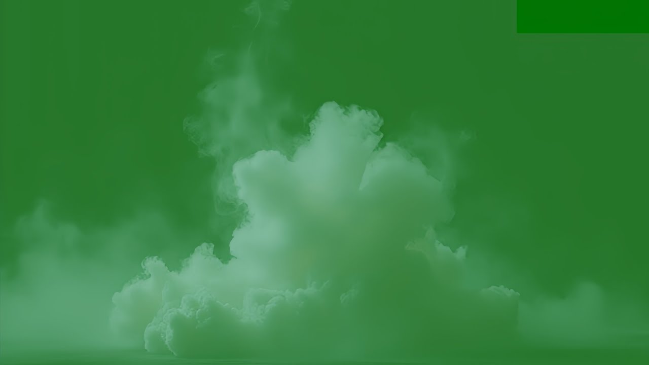 Realistic Smoke Green Screen Video | Free VFX Footage