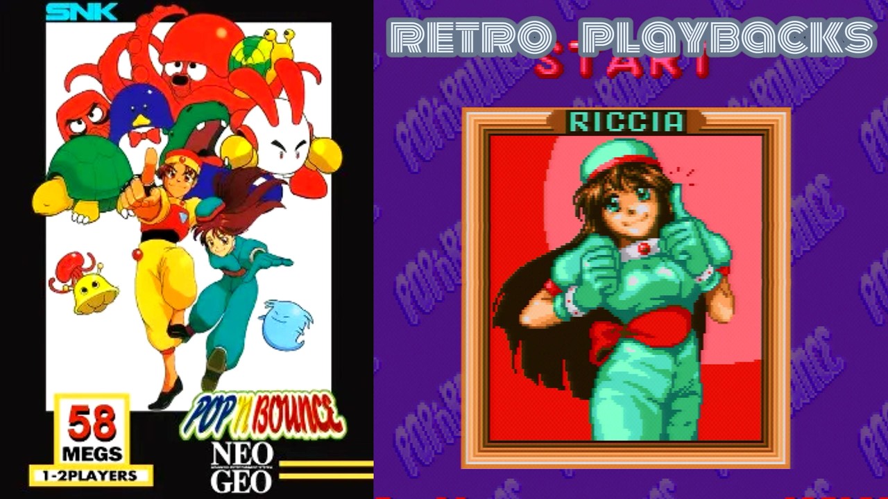 Pop'n Bounce / SNK NEO GEO AES/ RGB RetroTink 5x Pro