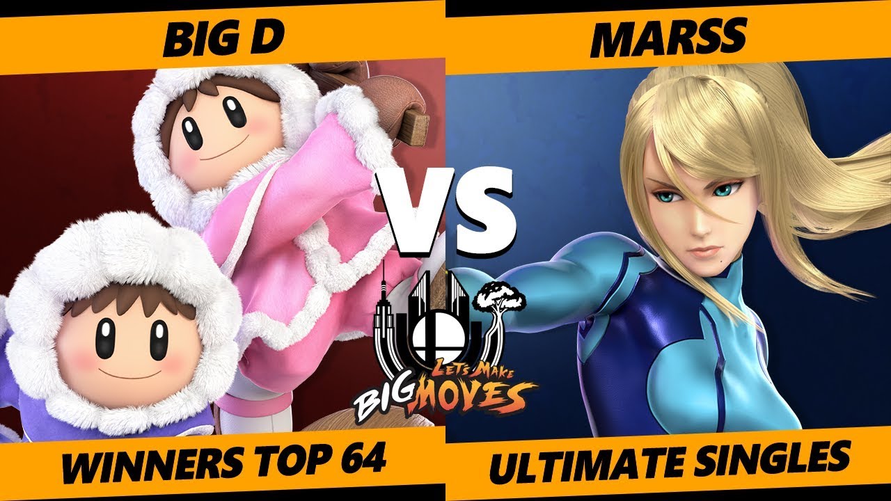LMBM SSBU - CACAW | Big D (Ice Climbers) Vs. PG | Marss (Zero Suit Samus) SSBU Singles Top 64