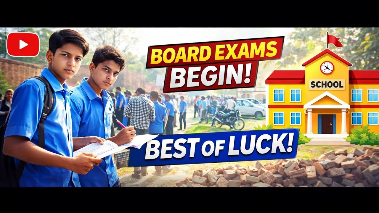 Ajj chotte bhai ka board exam school me 🏫👀