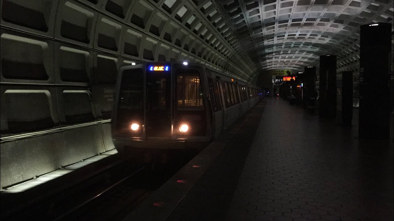 Washington Metrorail HD 60fps: 20 Minutes of Blue, Orange, & Silver Line Trains @ Stadium Armory