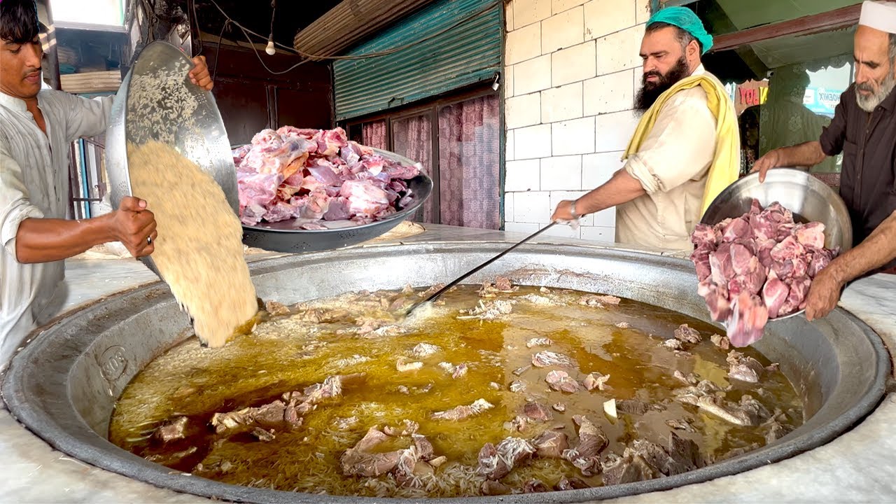 1500 KG BIGGEST KABULI PULAO MAKING | GREAT TRADITIONAL RECIPE FROM DECADES | KABULI PULAO RECIPE