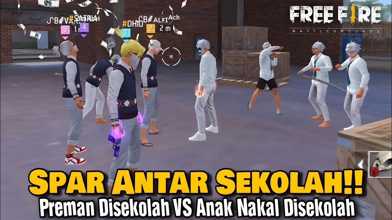DRAMA FREE FIRE | PEREMAN DISEKOLAH Vs ANAK NAKAL DISEKOLAH